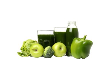 PNG, cam bardakta taze meyve püresi, beyaz arka planda izole edilmiş.