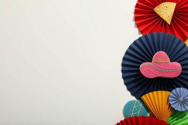 Cinco de Mayo bayramı için tatil süslemeleri.