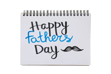 PNG, Mutlu Babalar Günü yazıtları, beyaz arka planda izole edilmiş..