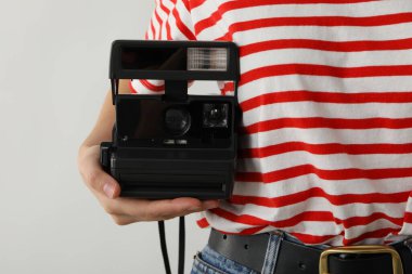 Retro kamera, retro kamerada fotoğraf çekimi