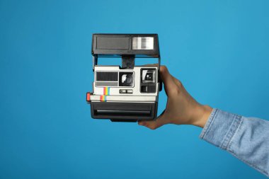 Retro kamera, retro kamerada fotoğraf çekimi