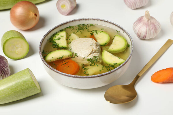 Vegetable Soup Concept Healthy Food Healthy Nutrition — Stock Photo, Image
