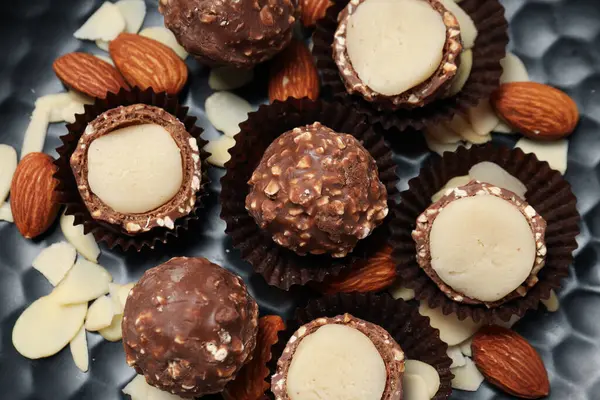 stock image Marzipan, concept of tasty and delicious sweet food