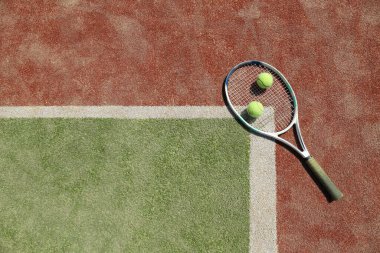 Büyük tenis, raket ve topun ana özellikleri.