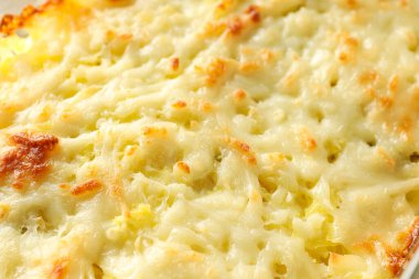 Lezzetli ve lezzetli ev yemeği kavramı. Patates güveci.