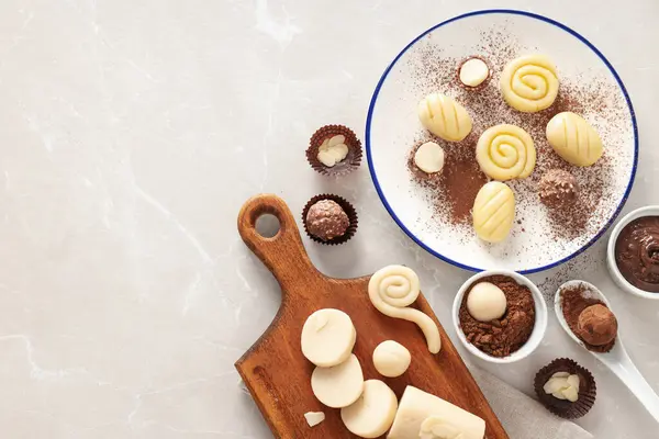 stock image Marzipan, concept of tasty and delicious sweet food