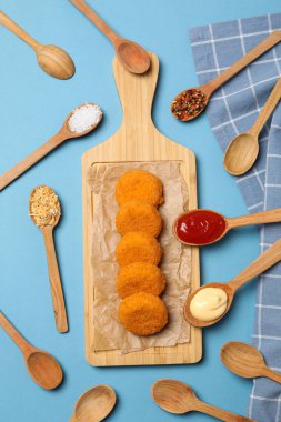 Kızarmış mozzarella, lezzetli ve lezzetli yemek, kızarmış yemek.