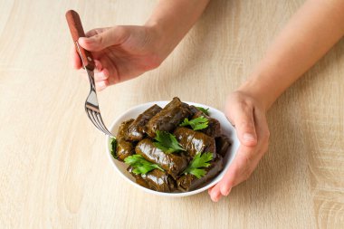 Dolma, lezzetli ve lezzetli yemekler, ev yapımı yemekler.