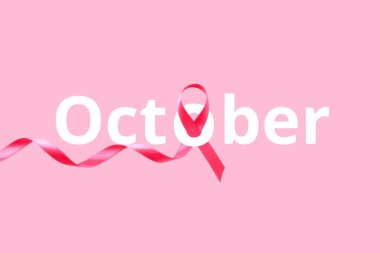 Meme kanseri ayı için güzel bir tematik kart.