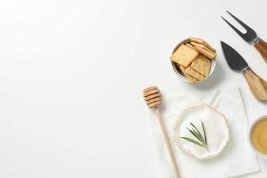 Camembert peyniri, lezzetli ve lezzetli yemek kavramı.