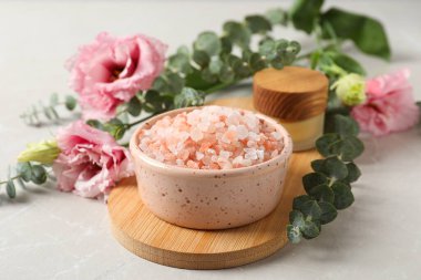 Deniz tuzu, rahatlama konsepti, spa ve kişisel bakım.