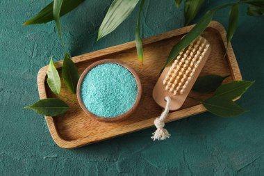 Deniz tuzu, rahatlama konsepti, spa ve kişisel bakım.