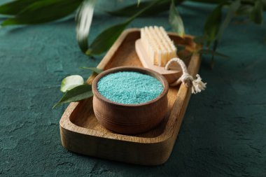 Deniz tuzu, rahatlama konsepti, spa ve kişisel bakım.