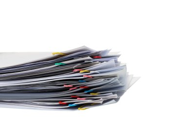 PNG, Ofis aksesuarları konsepti, ataç, beyaz arkaplanda izole edilmiş