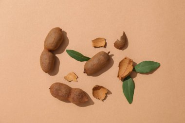 Demirhindi, lezzetli yemek konsepti, taze demirhindi meyvesi.