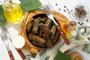 Dolma, lezzetli ve lezzetli ev yapımı yemekler, lezzetli yemekler.