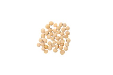 PNG, soya fasulyesi, beyaz arka planda izole edilmiş.