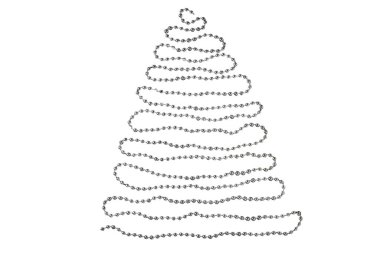 PNG, Noel sofrası, Noel ağacı şekli, beyaz arka planda izole edilmiş..