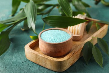 Deniz tuzu, rahatlama konsepti, spa ve kişisel bakım.