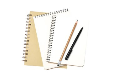 PNG, kalemli defterler, beyaz arkaplanda izole