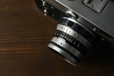 Retro kamera, retro kamerada fotoğraf çekimi