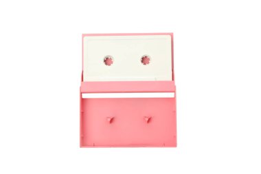 PNG, Pembe kaset, beyaz arkaplanda izole