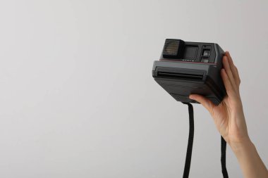 Retro kamera, retro kamerada fotoğraf çekimi