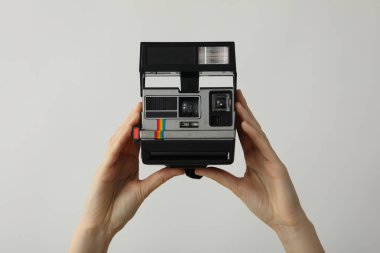 Retro kamera, retro kamerada fotoğraf çekimi