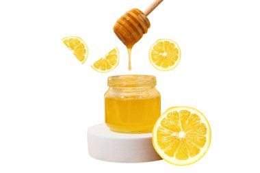 Bal ve limon canlı, taze bir karışım yaratır.