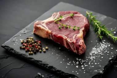 Baharatlı pirzola bifteği.