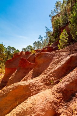 Sentier des ocres, Roussillon, Vaucluse, Provence, France