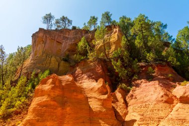 Sentier des ocres, Roussillon, Vaucluse, Provence, France