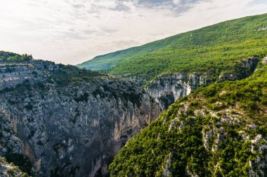 Sentier du Blanc Martel, Verdon gorge, Provence, Provence Alpes Cote d'Azur, France 