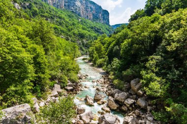 Sentier du Blanc Martel, Verdon gorge, Provence, Provence Alpes Cote d'Azur, France 