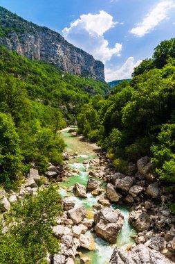 Sentier du Blanc Martel, Verdon gorge, Provence, Provence Alpes Cote d'Azur, France 