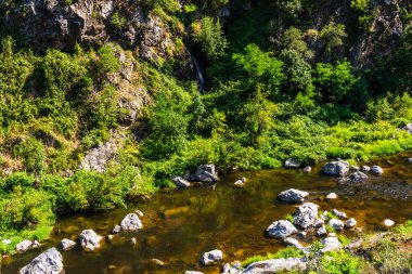 Gorges du Doux view from Mastrou Ardeche train, Ardeche, France