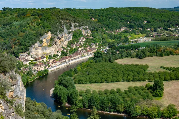 Prachtig Uitzicht Vanaf Belvedere Van Het Chateau Marqueyssac Een 17E — Stockfoto
