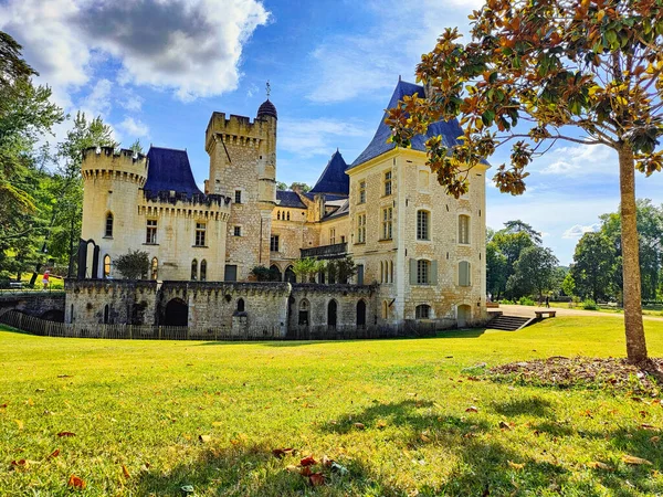 Κάστρο Campagne Στην Κοιλάδα Dordogne Γαλλία — Φωτογραφία Αρχείου