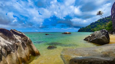Malezya 'daki Pulau Tioman tropikal adası. Güney Çin denizi. Güneydoğu Asya