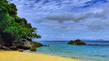 Malezya 'daki Pulau Tioman tropikal adası. Güney Çin denizi. Güneydoğu Asya
