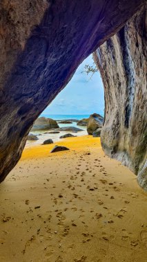 Malezya 'daki Pulau Tioman tropikal adası. Güney Çin denizi. Güneydoğu Asya