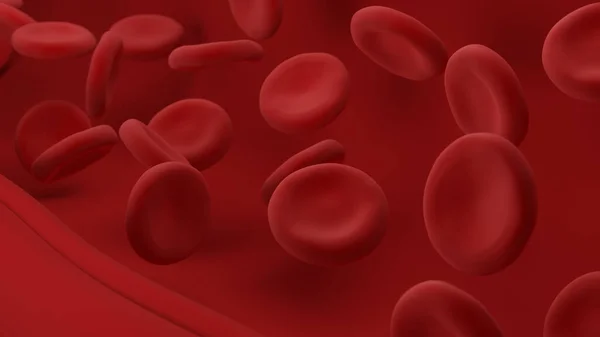 Красные Клетки Крови Эритроциты Иллюстрация — стоковое фото