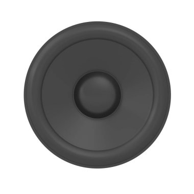 Ses hoparlörü İzole edilmiş. Hoparlör. Ses. 3d illüstrasyon.