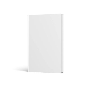 Kitap beyaz arka planda izole edilmiş. Modelleme. Boşluk. 3d illüstrasyon.