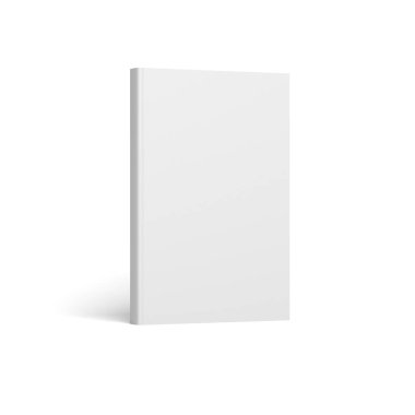 Kitap beyaz arka planda izole edilmiş. Modelleme. Boşluk. 3d illüstrasyon.