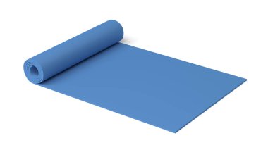 Yoga minderi. 3d illüstrasyon.