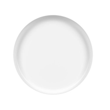 Uçan disk beyaz arkaplanda izole edildi. Modelleme. Boşluk. 3d illüstrasyon.