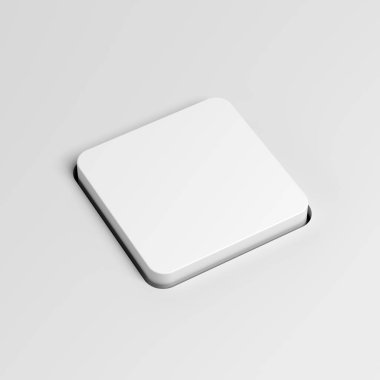 Beyaz klavye anahtarı. Uzayı kopyala Düğme. Boşluk. 3d illüstrasyon.