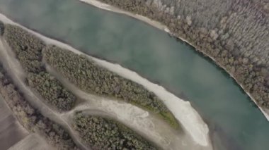 Ormanlı, Doğal Macar, Tuna Nehri 'nin Avrupa Bölgesi. Hava görünümü