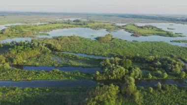 Küçük Göl Balaton 'un havadan görünüşü, Ulusal Park